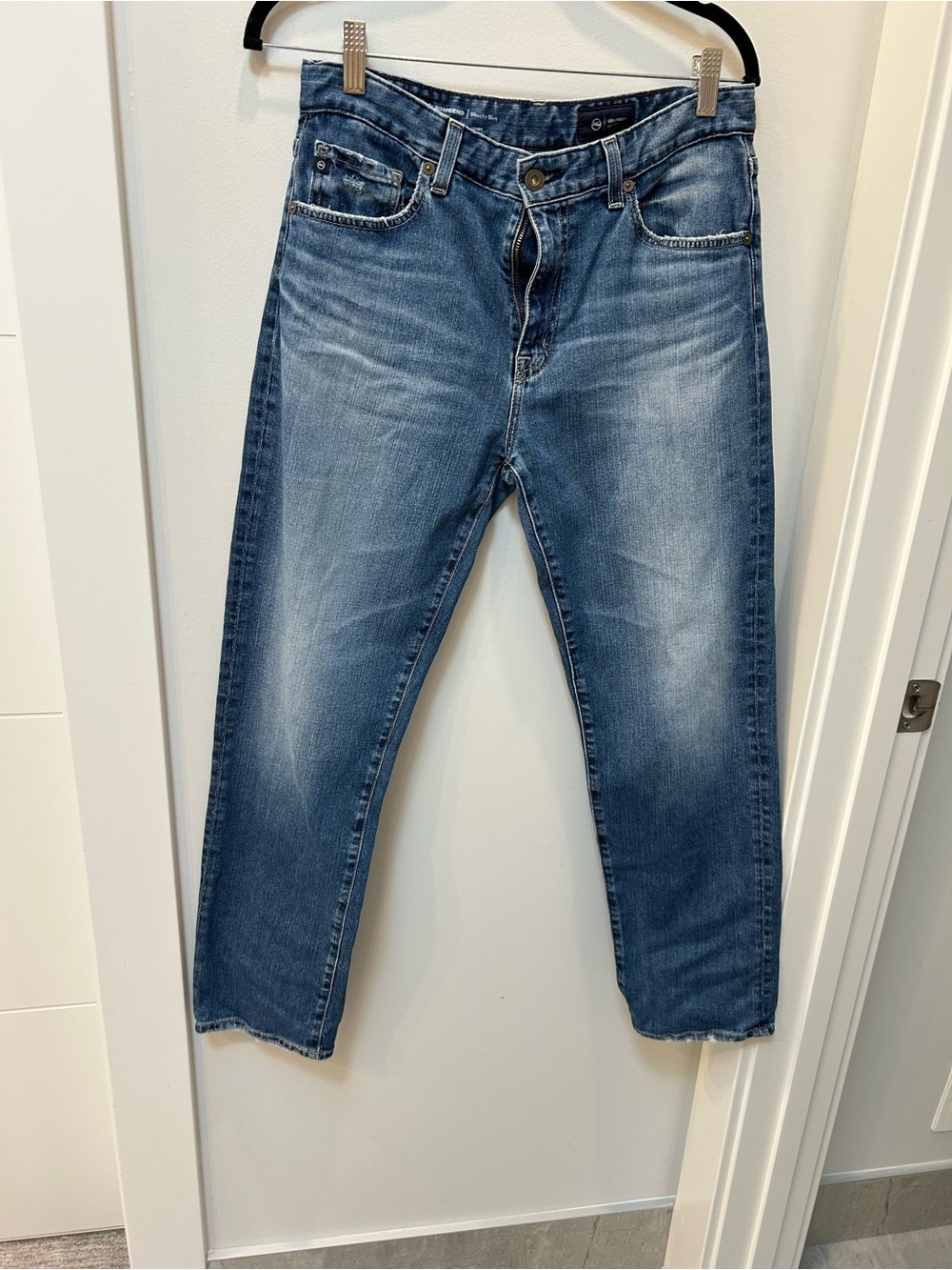 Ag Adriano Goldschmied Women's Straight-Leg Jeans ex-boyfriend slouchy-slim 27